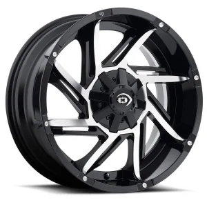 Vision Wheel Off-Road – 422 PROWLER – Black – 17″x9″ 12mm – Summer Wheels – 422-7907GBMF12